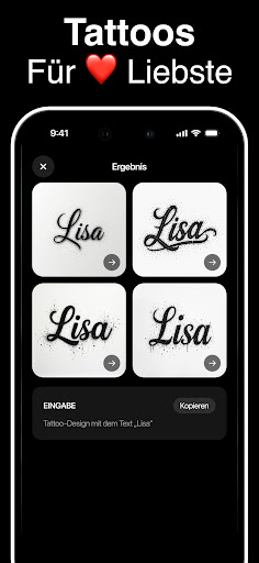 Tattoo AI – Tattoo-Designs Screenshot