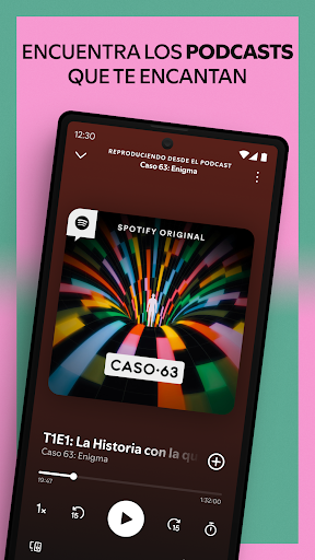 Captura de pantalla de Spotify: app música y podcasts
