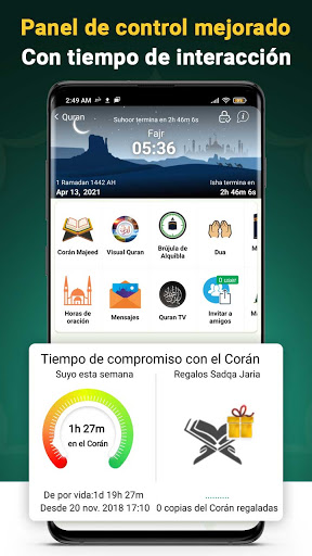 Captura de pantalla de Corán Majeed - Adhan & Qibla