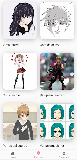 Captura de pantalla de Dibujar anime paso a paso