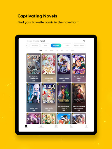 Captura de pantalla de Tapas – Comics and Novels
