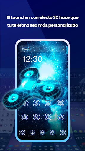Captura de pantalla de Live Launcher Lite-3Dwallpaper
