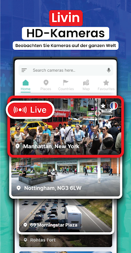 Erdkamera: Satellitenansicht Screenshot