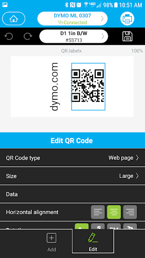 DYMO Connect screenshot