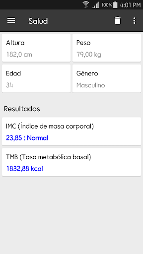 Captura de pantalla de ClevCalc - Calculadora