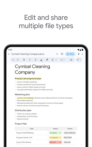 Google Docs Screenshot