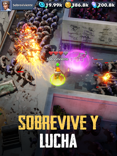 Captura de pantalla de Oleadas de zombis