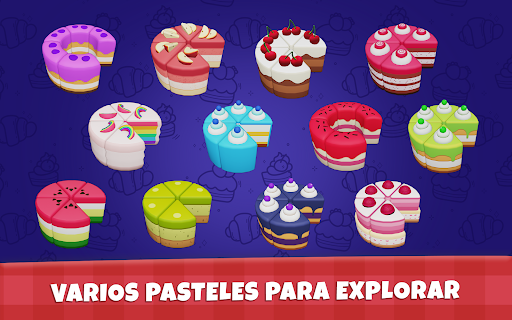 Captura de pantalla de Cake Sort - clasificar tartas
