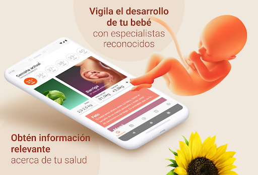 Captura de pantalla de Seguimiento embarazo y mi bebé