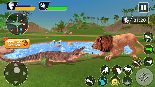 Captura de pantalla de Lion Games Animal Simulator 3D
