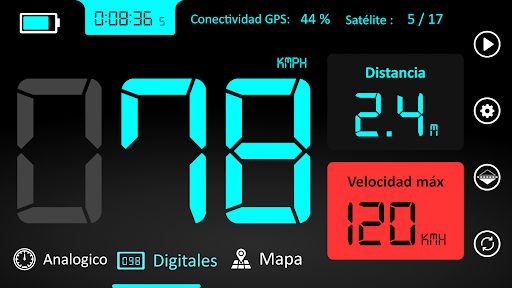 Captura de pantalla de velocimetro gps - Odometer
