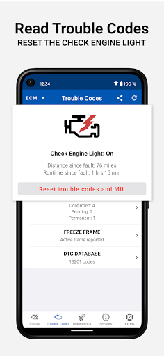OBD Auto Doctor car scanner screenshot