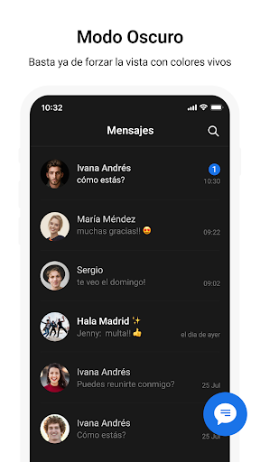 Captura de pantalla de Mensajes