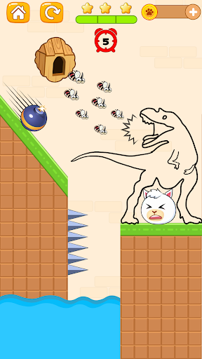Draw to Save: Dog Puzzle screenshot