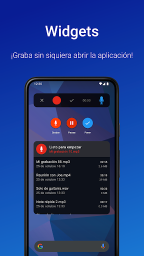 Captura de pantalla de Grabadora de Voz Fácil Pro
