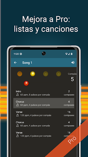 Captura de pantalla de Metrónomo Beats