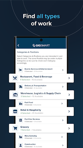 Captura de pantalla de GigSmart Get Gigs