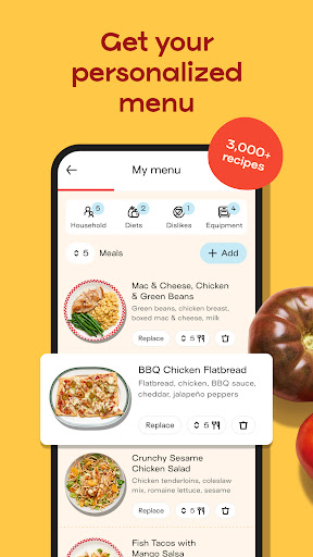 Captura de pantalla de Jow - easy recipes & groceries