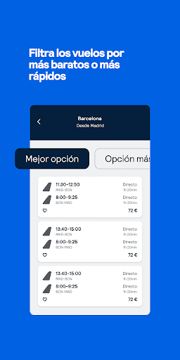 Captura de pantalla de Skyscanner Vuelos Hoteles