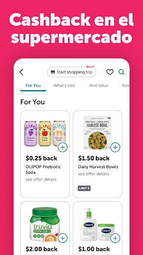 Captura de pantalla de Ibotta: Save & Earn Cash Back