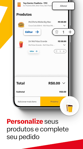 McDonald’s: Cupons e Delivery Screenshot