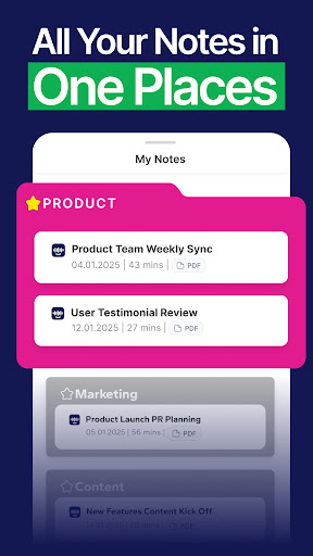 Captura de pantalla de Smart Noter - Notas con IA
