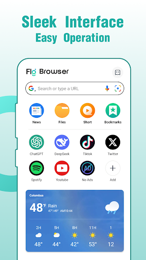 Fly Browser-Search & Private screenshot