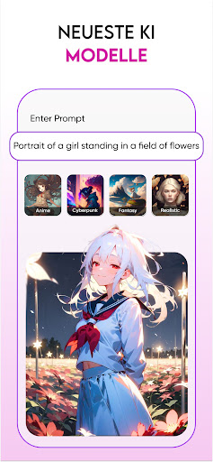 Genie: Anime-KI-Kunstgenerator Screenshot