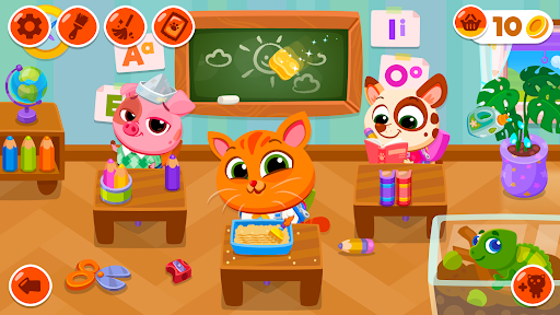 Captura de pantalla de Bubbu School – Mis animalitos