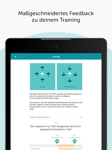 Lumosity: Gehirnspiele Screenshot