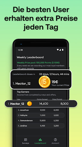 HeyCash: Umfragen für Geld Screenshot