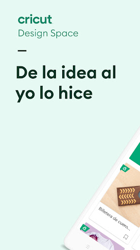 Captura de pantalla de Design Space: DIY con Cricut