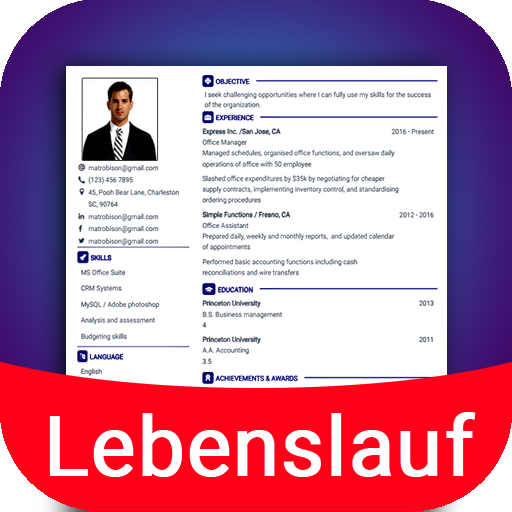 Lebenslauf erstellen Bewerbung