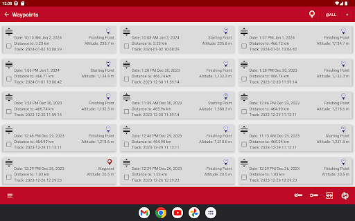 Captura de pantalla de OruxMaps GP