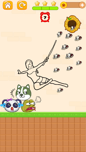 Draw to Save: Dog Puzzle screenshot