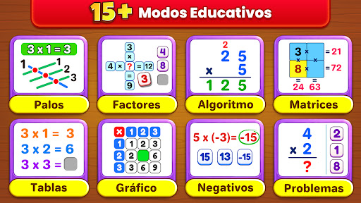 Captura de pantalla de Juegos de multiplicación niños