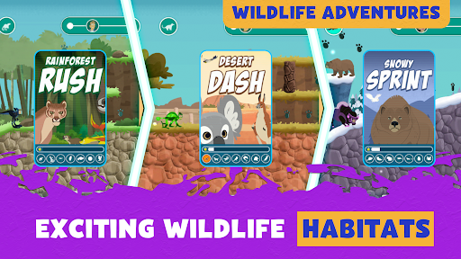 Captura de pantalla de Wild Kratts Rescue Run