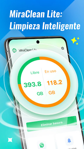 Captura de pantalla de MiraClean Lite - Limpiador