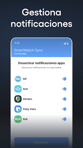 Captura de pantalla de Smartwatch Notificaciones BT