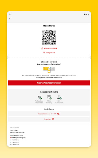 Post & DHL Screenshot