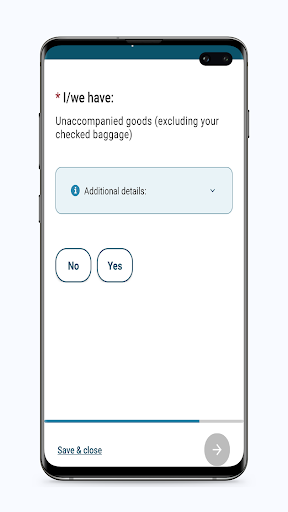 ArriveCAN screenshot