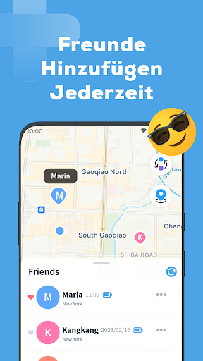 Standortfreigabe Screenshot