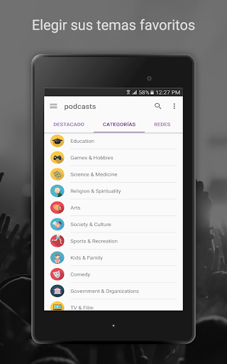 Captura de pantalla de Podcast Radio Música- Castbox