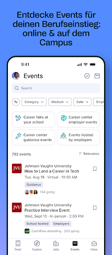 Handshake Jobs & Karriere Screenshot