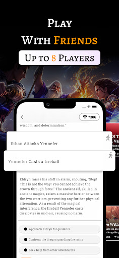 Captura de pantalla de FableAI: AI Text Adventure RPG