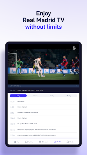 Real Madrid screenshot