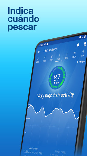 Captura de pantalla de Fishing Points: Marea y Mapas