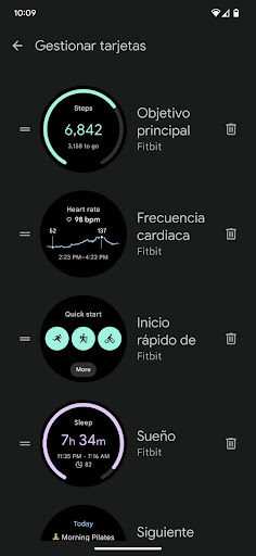 Captura de pantalla de Google Pixel Watch