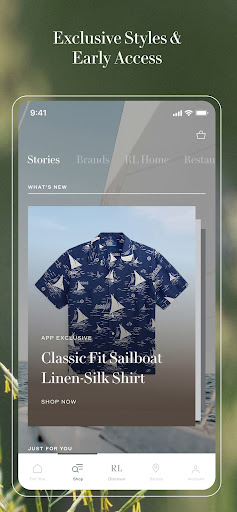 Captura de pantalla de Ralph Lauren: Luxury Shopping