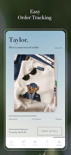 Captura de pantalla de Ralph Lauren: Luxury Shopping